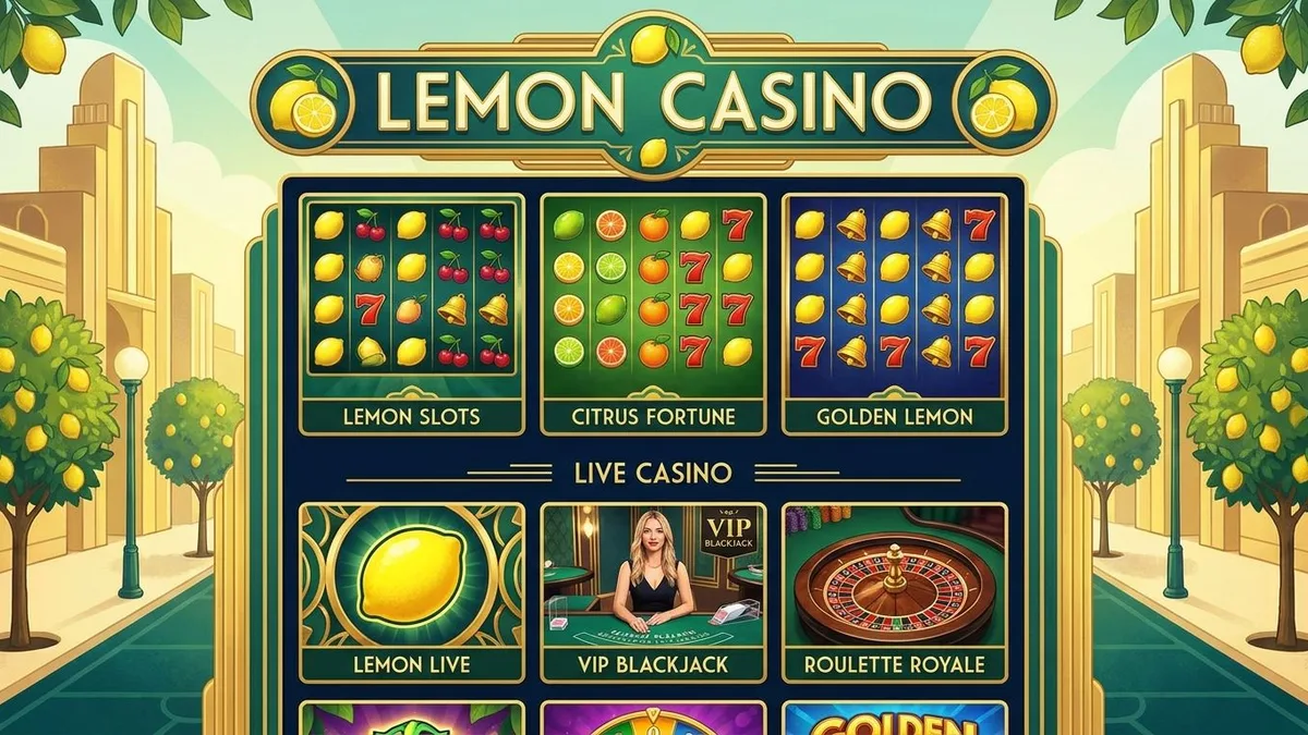 Gry kasynowe w Lemon Casino
